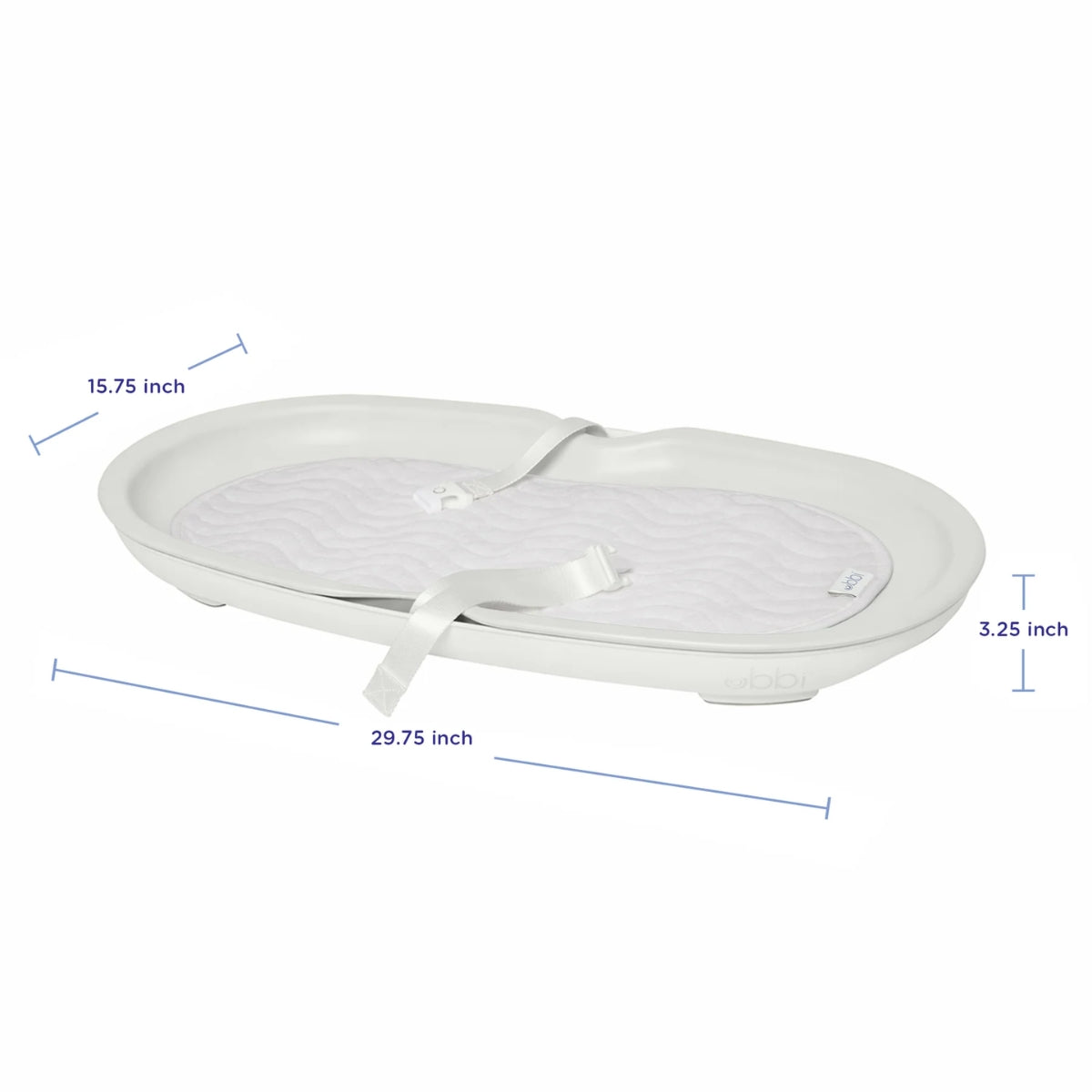 Ubbi Foam Changing Pad - Oat on Luna Baby Store Miami