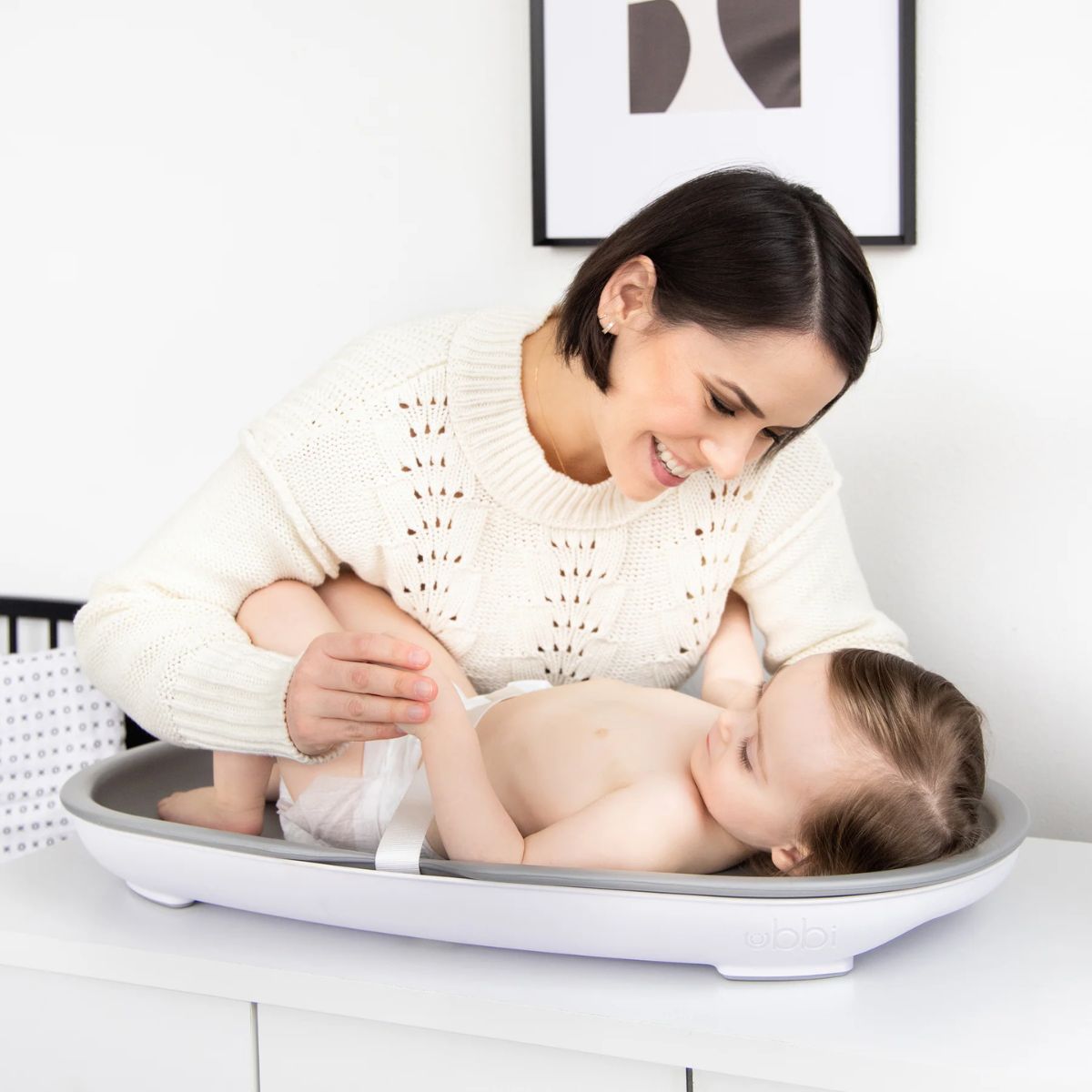 Ubbi Foam Changing Pad - Grey