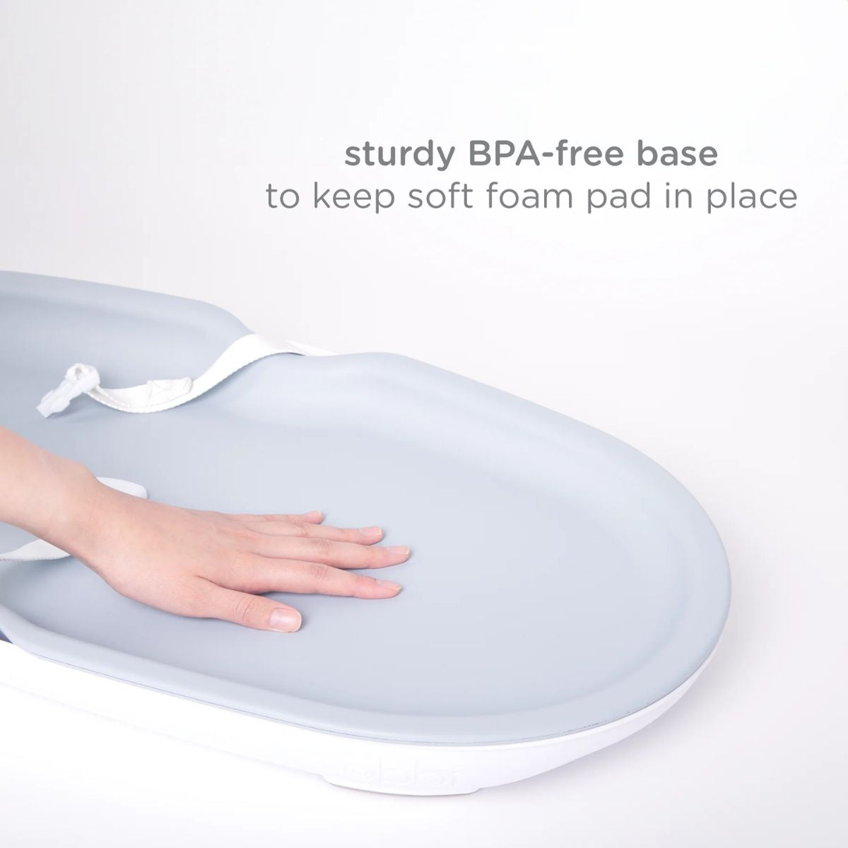 Ubbi Foam Changing Pad - Grey on Luna Baby Store Miami