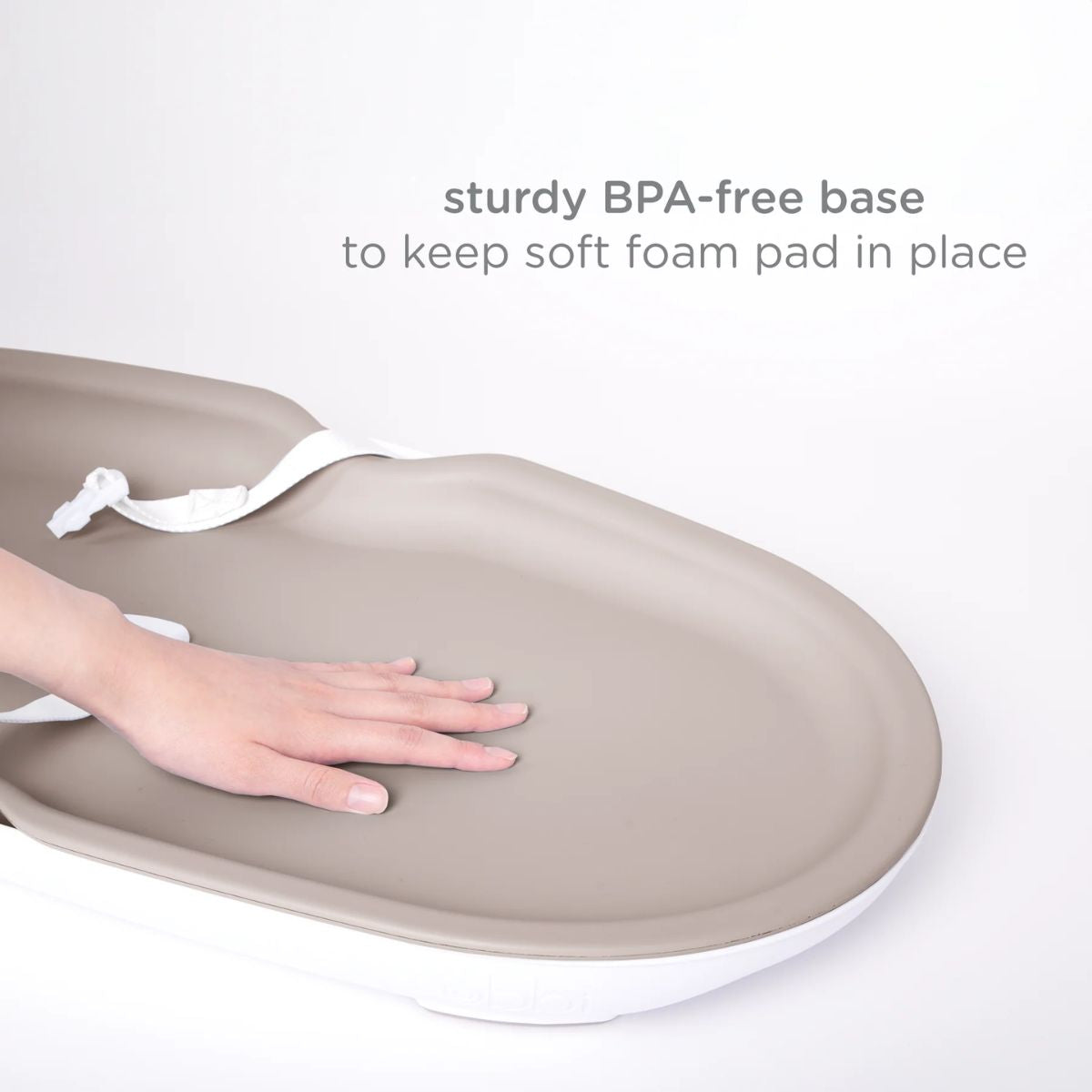 Ubbi Foam Changing Pad - Taupe on Luna Baby Store Miami