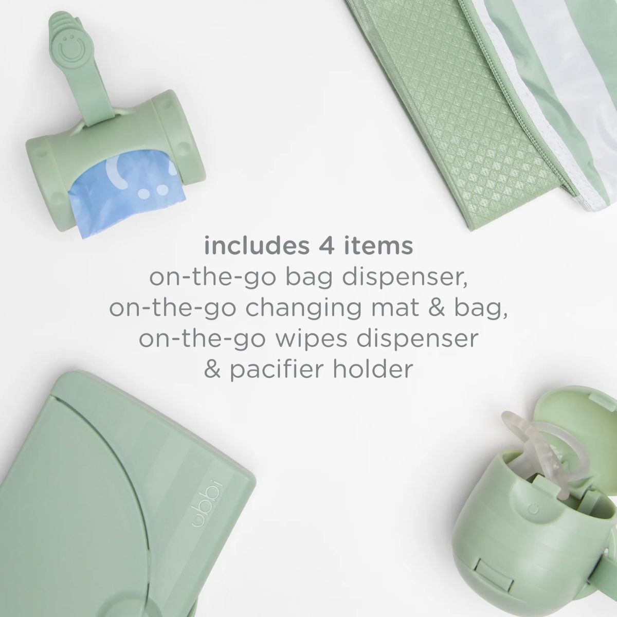 Kit De Higiene Para Bebês Ubbi Sage on Luna Baby Store Miami