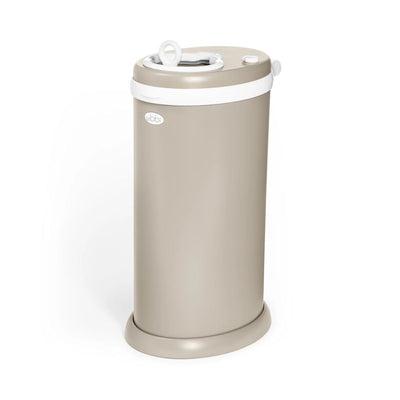 Lixeira Para Fraldas Ubbi em Aço Inoxidável Taupe
