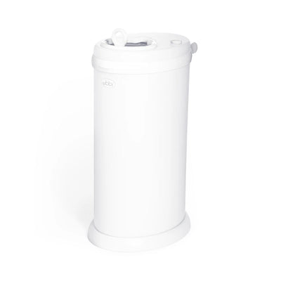 Lixeira Para Fraldas Ubbi em Aço Inoxidável White