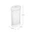 Lixeira Para Fraldas Ubbi em Aço Inoxidável White on Luna Baby Store Miami