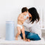 Lixeira Para Fraldas Ubbi em Aço Inoxidável White on Luna Baby Store Miami