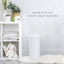 Lixeira Para Fraldas Ubbi em Aço Inoxidável White on Luna Baby Store Miami