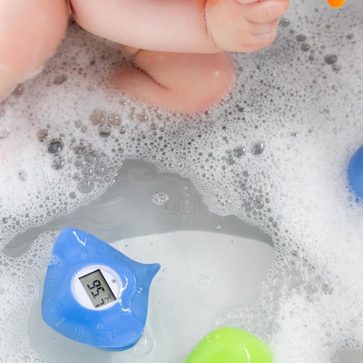 Ubbi Stingray Bath Thermometer - Blue