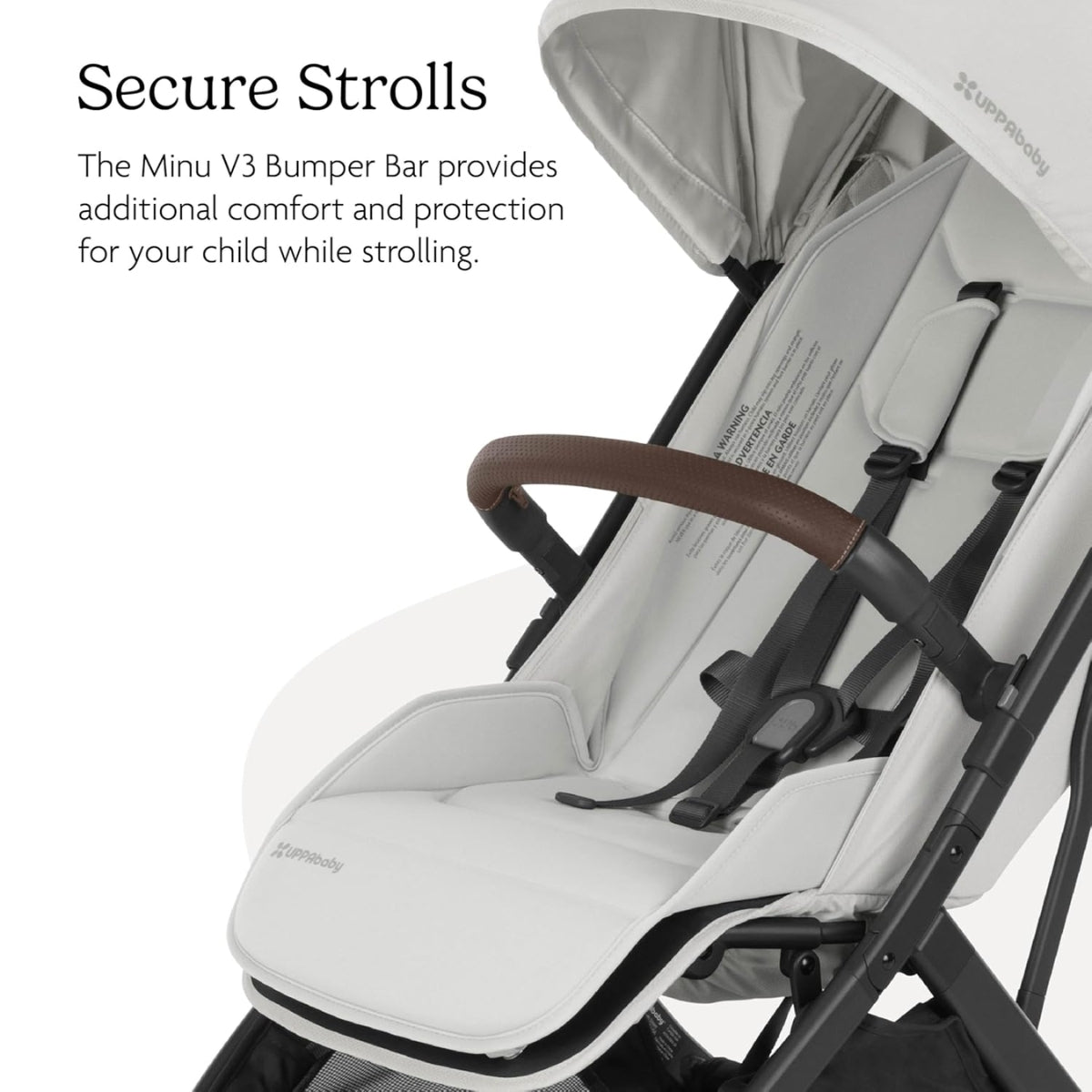 Uppababy - Bumper Bar For Minu V3 - Chestnut on Luna Baby Store Miami