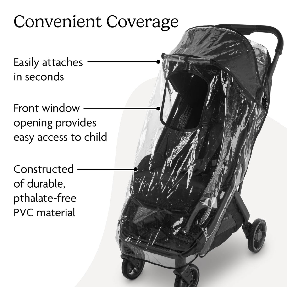 Uppababy Rain Shield for Minu V3 on Luna Baby Store Miami