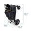 Carrinho de bebê WonderFold L2 Double (2 lugares) - Preto