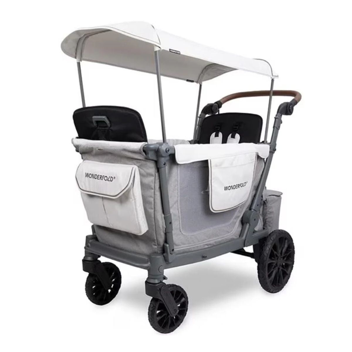 Carrinho de bebê WonderFold L2 Double (2 lugares) - Cinza