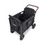 Carrinho de bebê WonderFold W4 Luxe Pro (4 lugares) - Jet Black