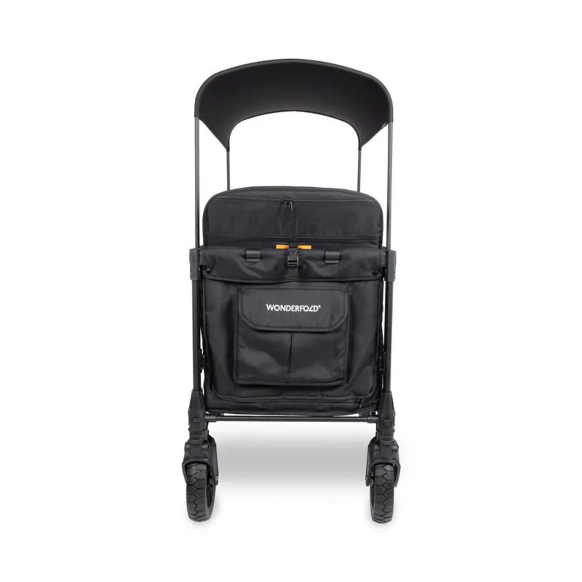 Carrinho de bebê WonderFold W4 Luxe Pro (4 lugares) - Jet Black