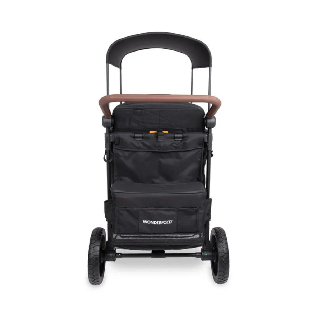 Carrinho de bebê WonderFold W4 Luxe Pro (4 lugares) - Jet Black