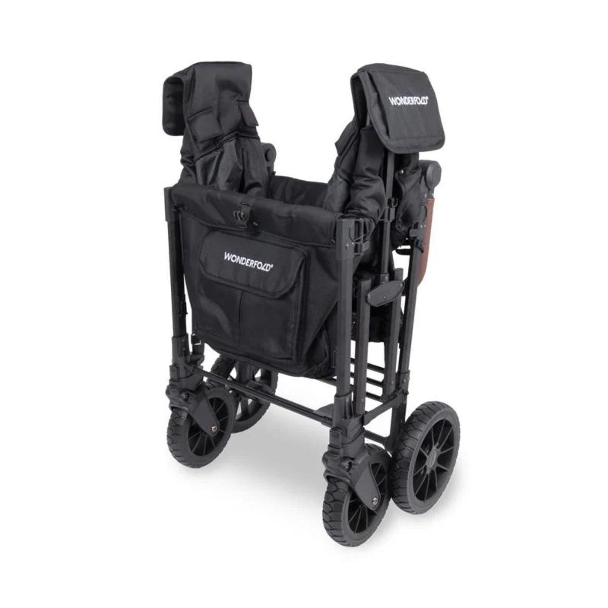 Carrinho de bebê WonderFold W4 Luxe Pro (4 lugares) - Jet Black