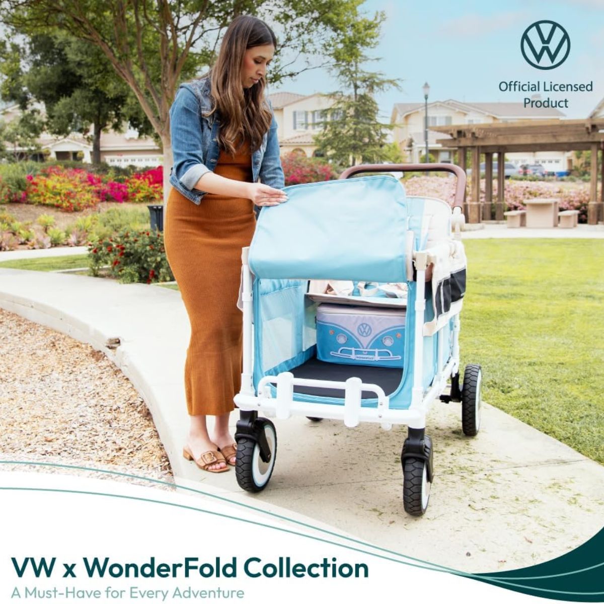 Bolsa térmica Wonderfold VW, Azul Bondi on Luna Baby Store Miami