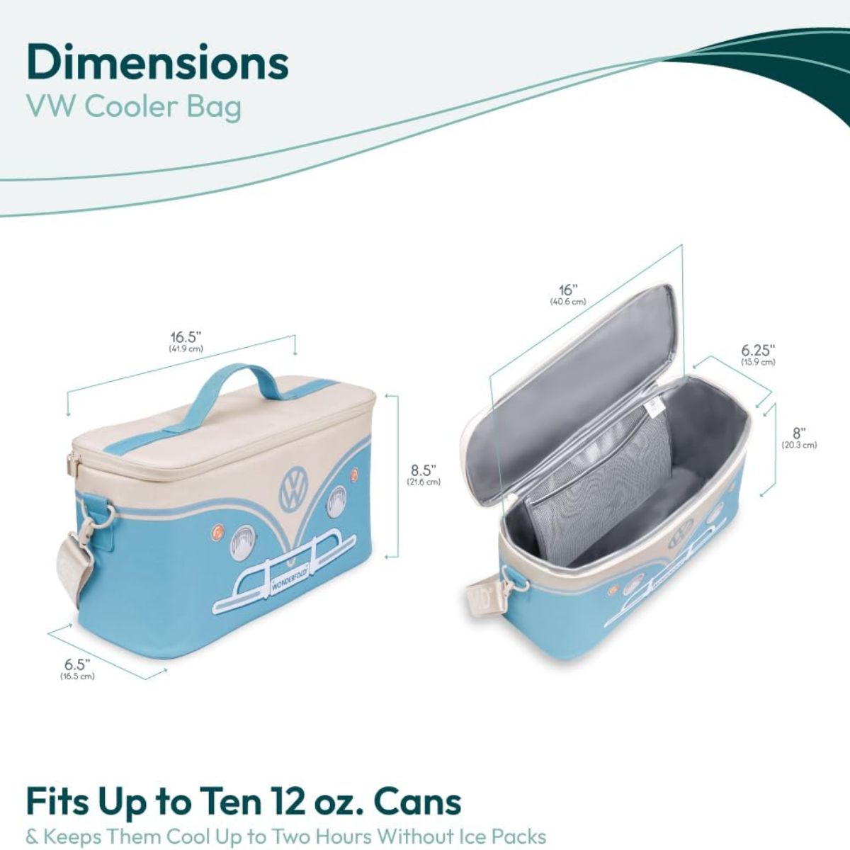 Bolsa térmica Wonderfold VW, Azul Bondi on Luna Baby Store Miami
