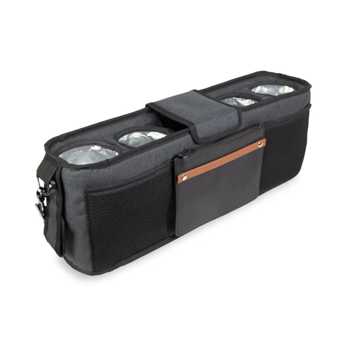 Console grande para pais Wonderfold com porta-copos isolados - Volcanic Black