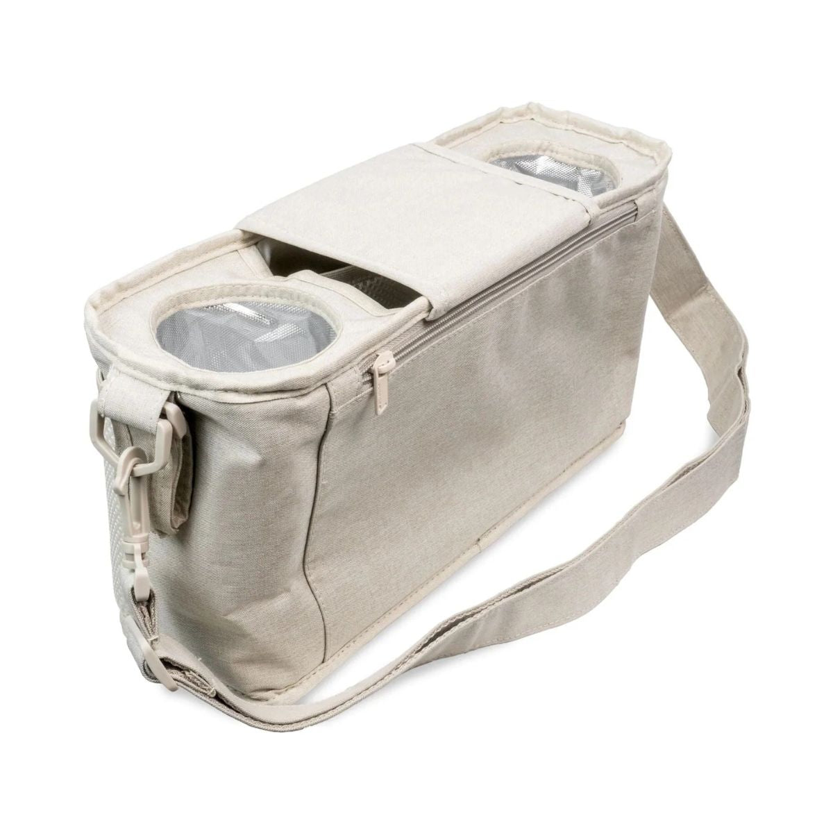 Console para pais Wonderfold Small com porta-copos isolados - Beige