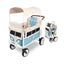 Wonderfold VW4 Edition Quad Stroller in Bondi Blue