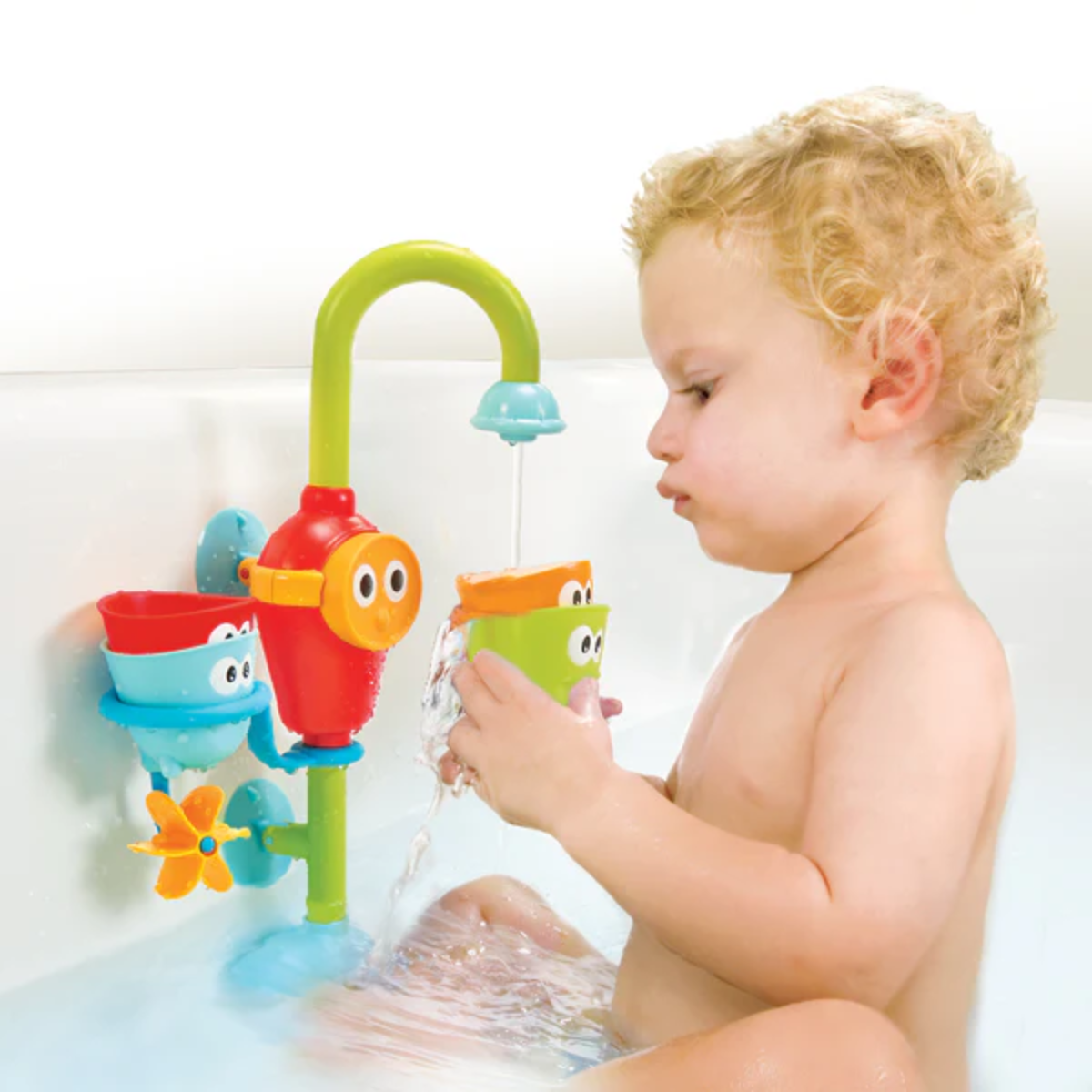Yookidoo Bath Toy Flow 'n' Fill Spout 9-36M on Luna Baby Store Miami