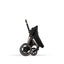 Cybex E-Priam 2 Stroller - Rose Gold/Brown Frame and Deep Black Seat