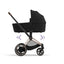 Cybex E-Priam 2 Stroller - Rose Gold/Brown Frame and Sepia Black Seat