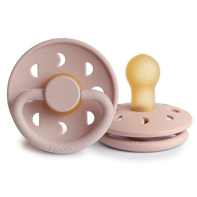 Mushie Natural Rubber Baby Pacifier Blush