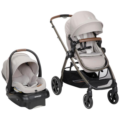 Maxi Cosi Zelia™² Luxe 5-in-1 Modular Travel System - New Hope Tan - Luna Baby Store Miami