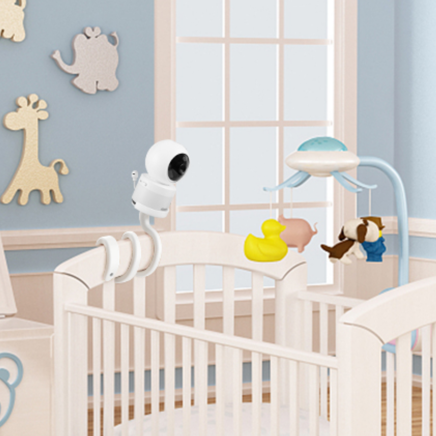 Suporte Giratório Baby Monitor Mount Para Babá Eletrônica Vtech