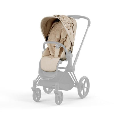 Cybex Priam 4/E-Priam 2 Seat Pack Simply Flowers Nude Beige