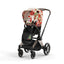 Cybex Priam 4 Complete Stroller Rose Gold - Spring Blossom Light - Luna Baby Store Miami