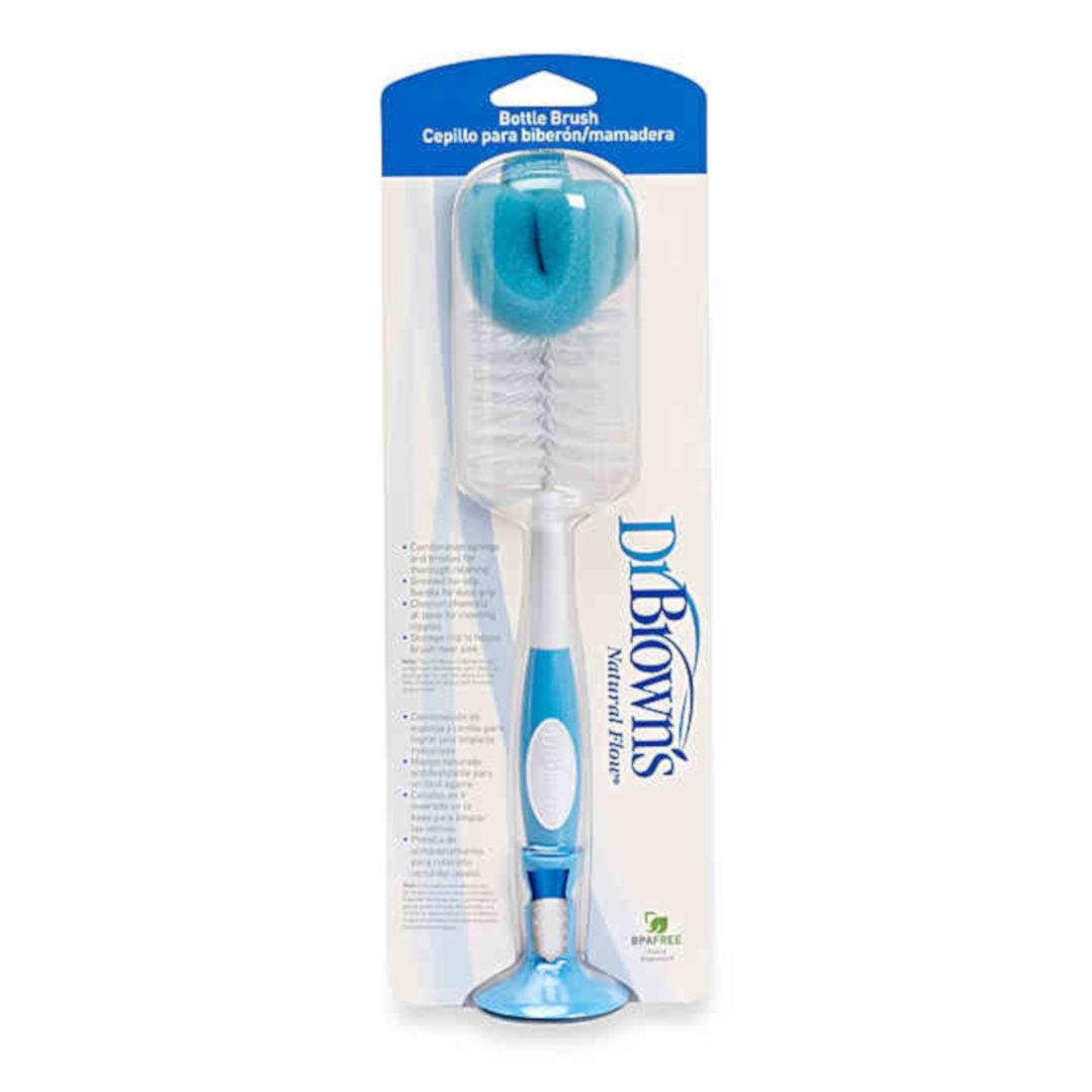 Escova Para Mamadeira Dr Browns Azul on Luna Baby Store Miami