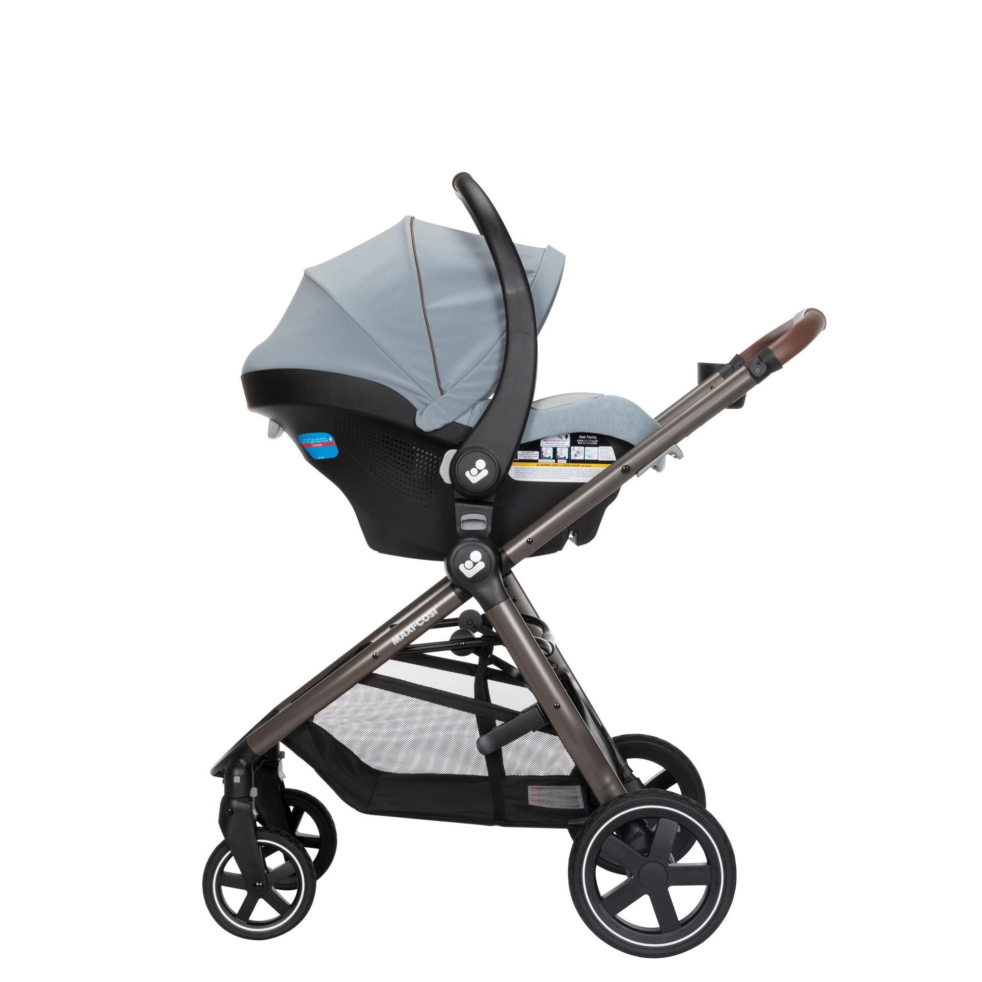 Maxi Cosi Zelia™² Luxe 5-in-1 Modular Travel System - New Hope Grey - Luna Baby Store Miami