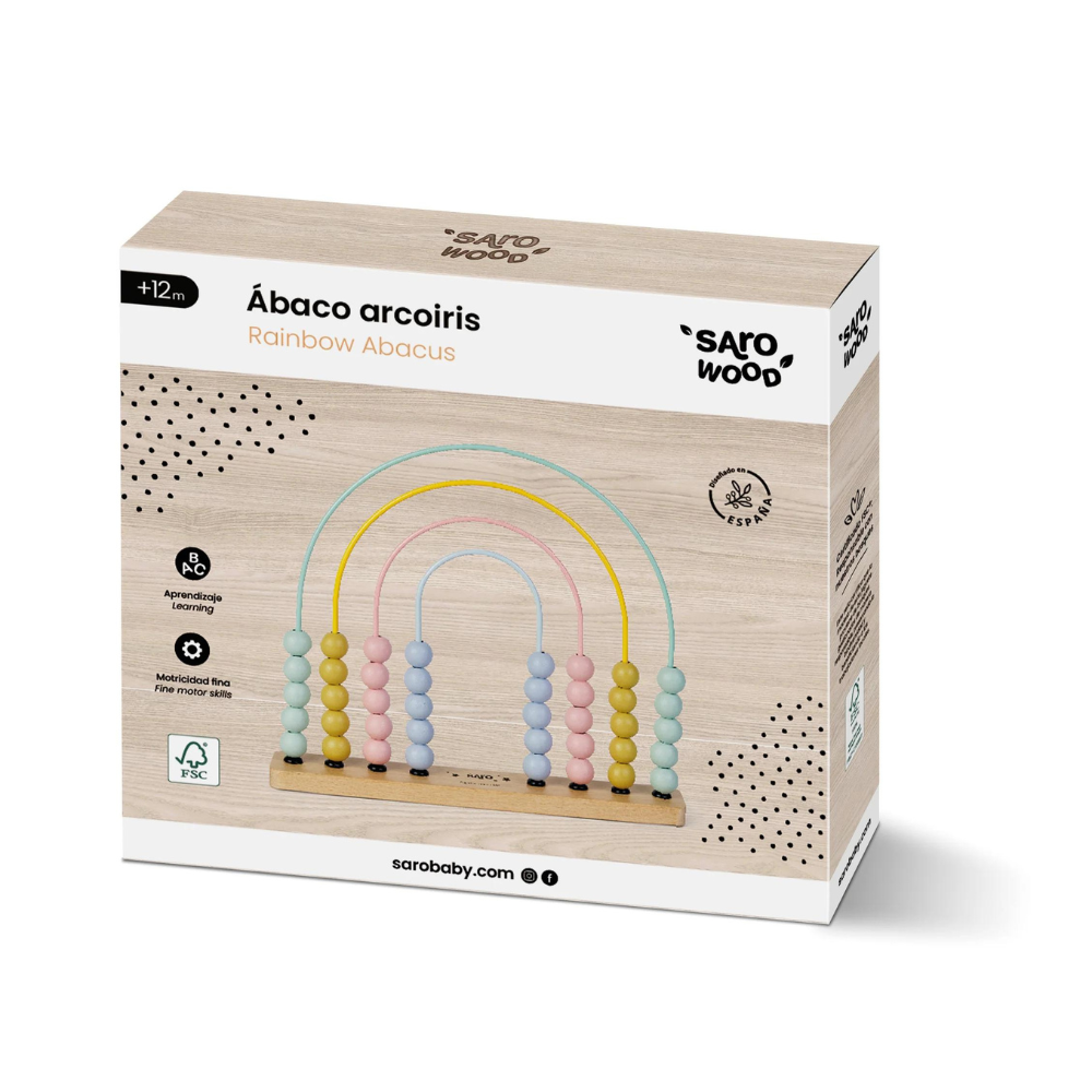 Saro Rainbow Abacus - Luna Baby Store Miami